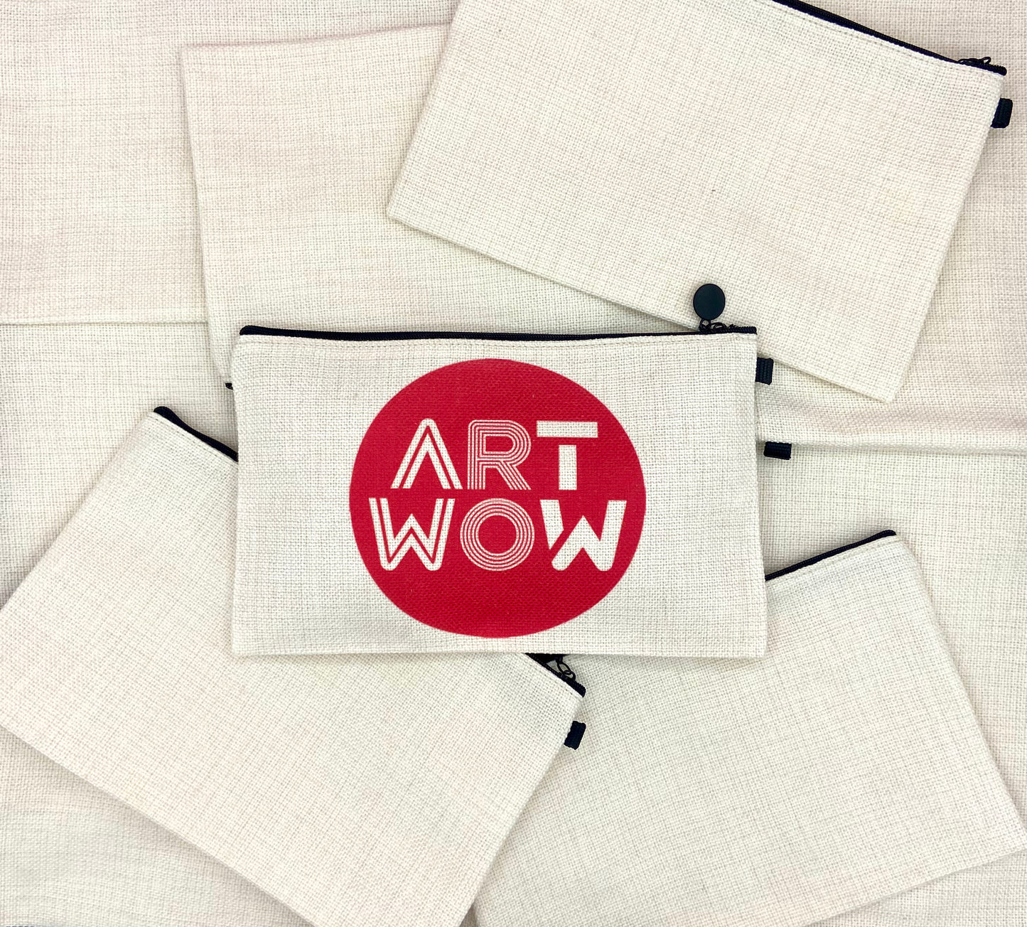 Custom makeup bags printed by Art Wow Print