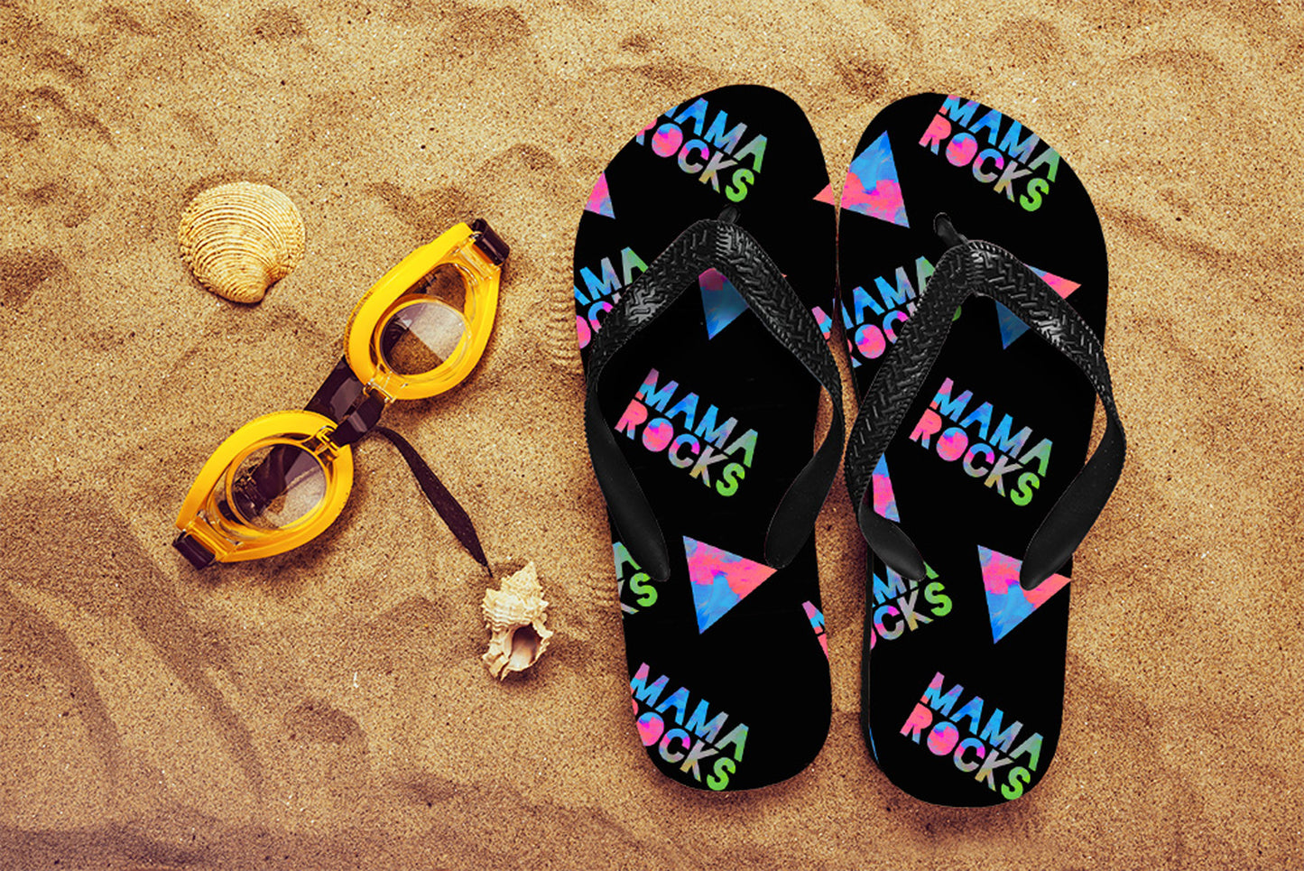 Designer flip flops for women