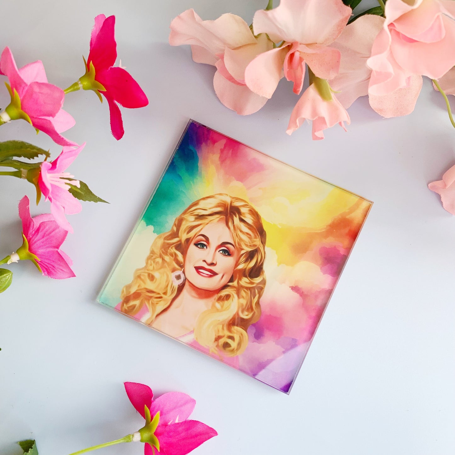 Photo drink coasters - Dolly