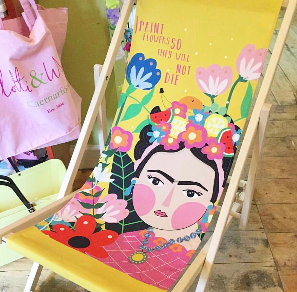 Garden deck chairs printed by Art Wow Prints