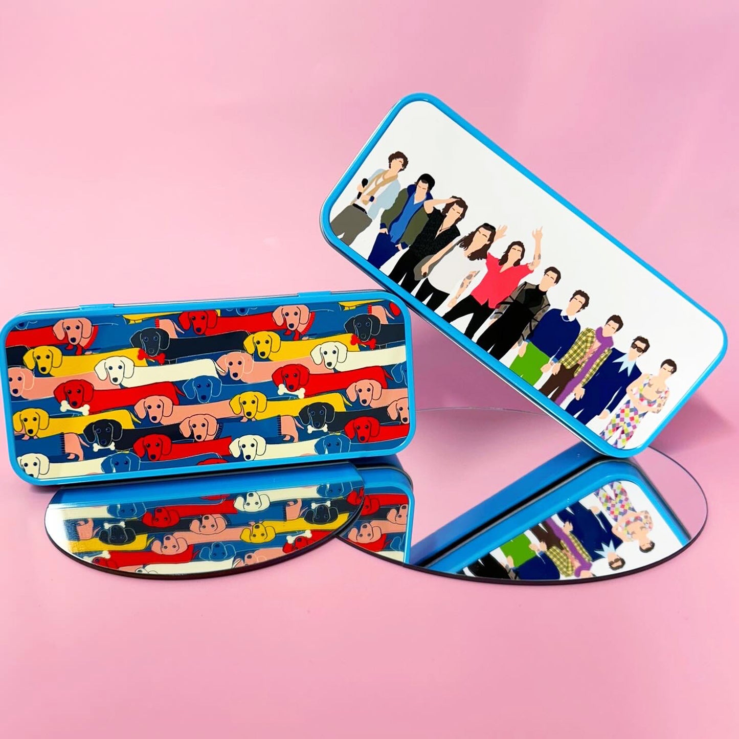 Metal pencil case with your art work or text