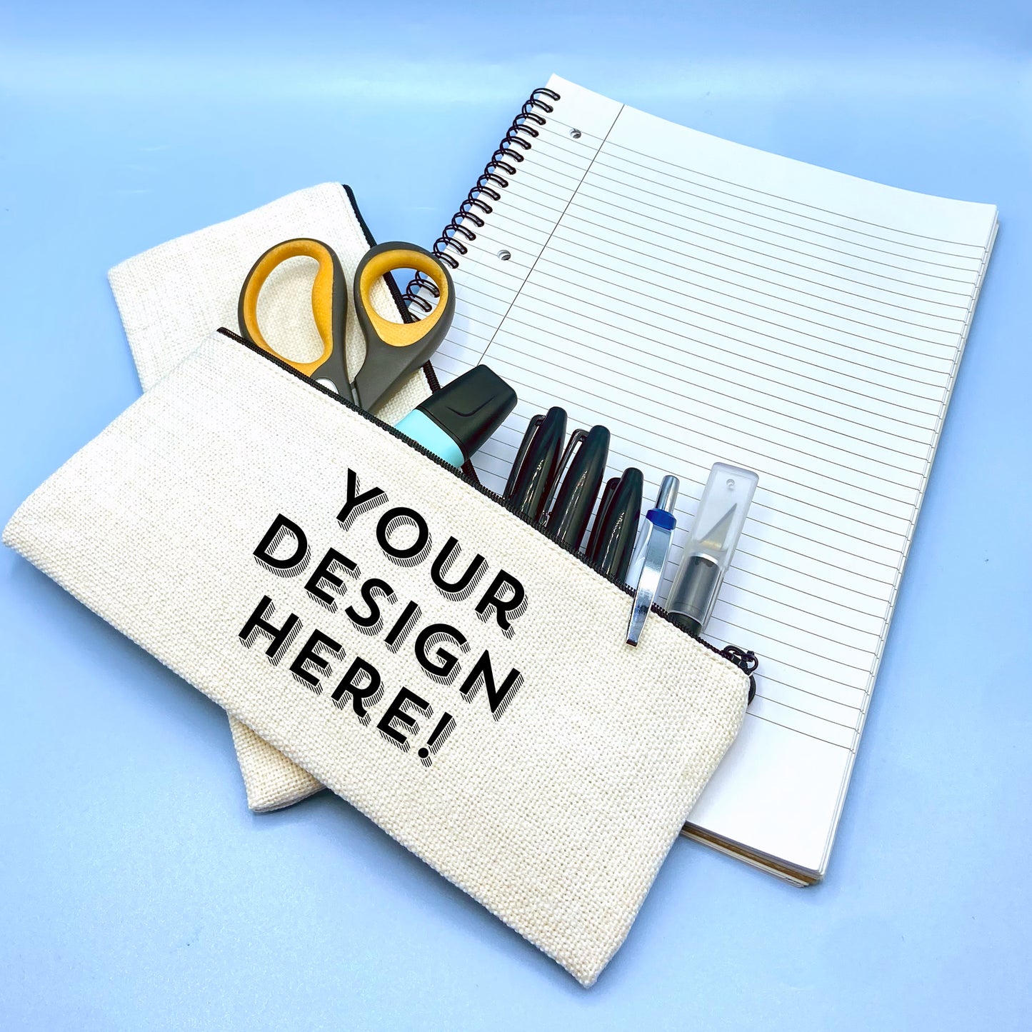 Pencil case bag with your design