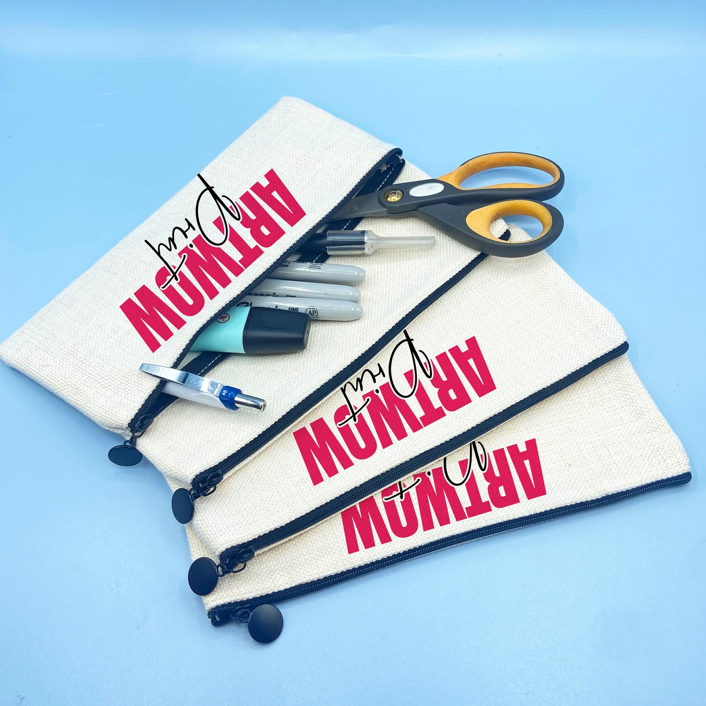 Pencil case pouch with your design