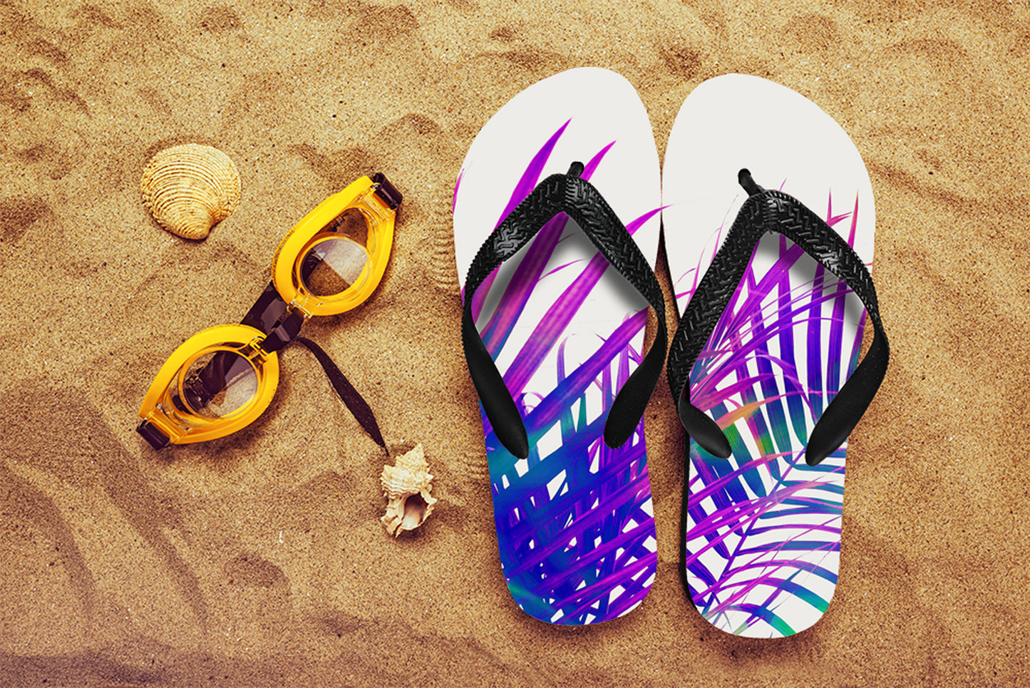 Summer flip flops by Art Wow Print