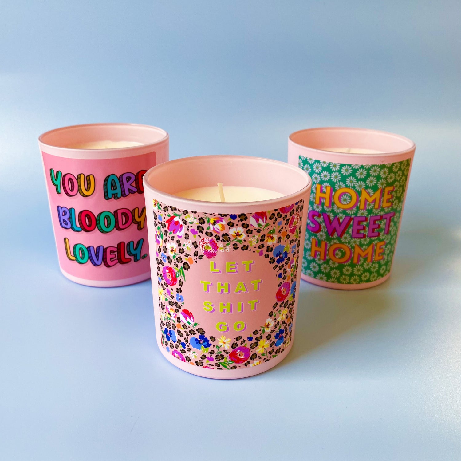 Personalised scented candles for your home